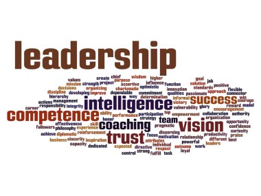 iş liderlik kelime bulutu