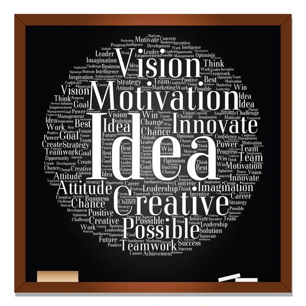 Creative business word cloud — Stock Photo, Image