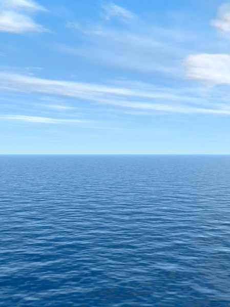 바다와 하늘 배경 — 스톡 사진