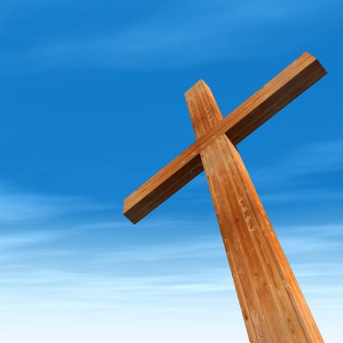 kavramsal ahşap çapraz 