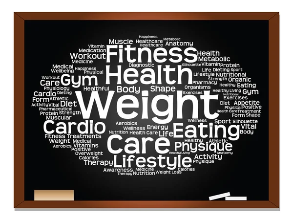 Health, and sport word cloud — стоковое фото