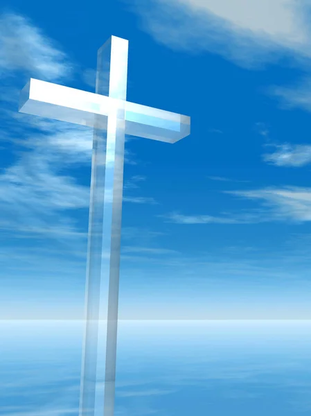 Kreuz, Form des religiösen Symbols — Stockfoto