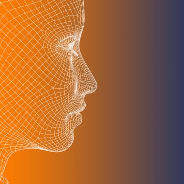 Tel kafes kadın baş