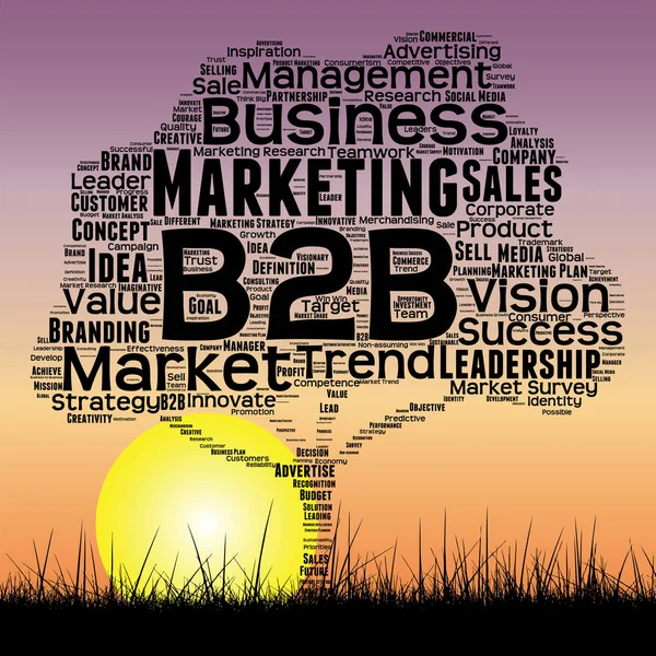 Business marketing texto palabra nube — Foto de Stock