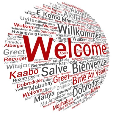 tebrik uluslararası kelime bulutu