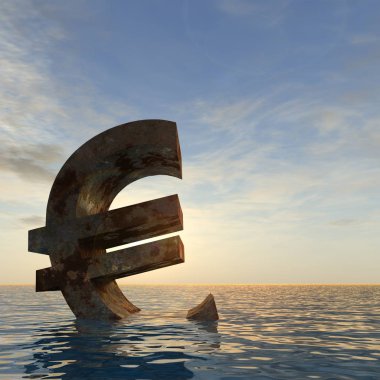 Kanlı euro simgesini