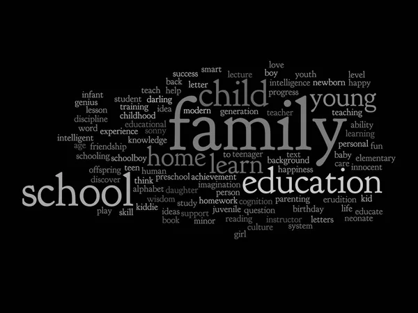 Education text word cloud — Stock Photo, Image