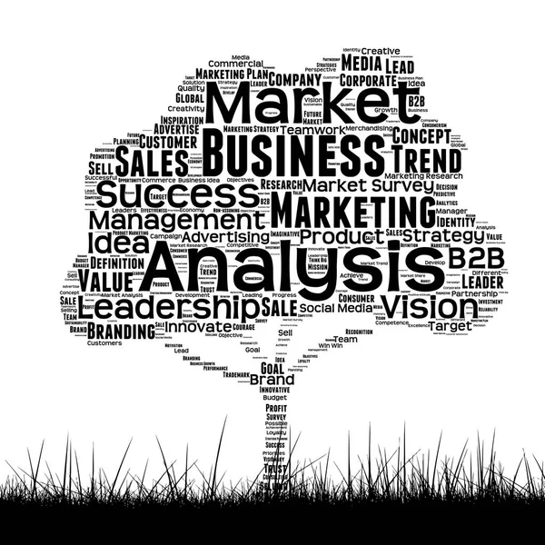 Media boom en gras word cloud — Stockfoto