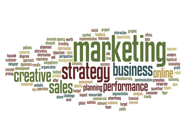 Business marketing tekst słowo cloud — Zdjęcie stockowe