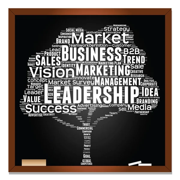 Business marketing tekst word cloud — Stockfoto