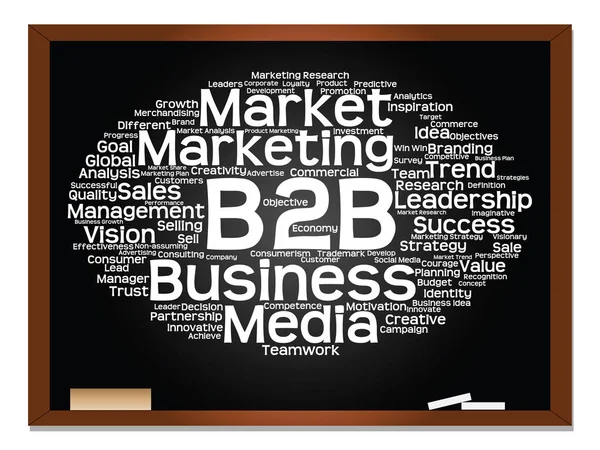 Business marketing text word cloud — Stock Photo, Image