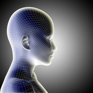 Tel kafes kadın baş