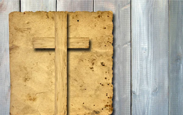 Cruz, forma de símbolo de religión — Foto de Stock