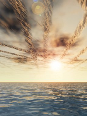 kavramsal günbatımı arka plan 