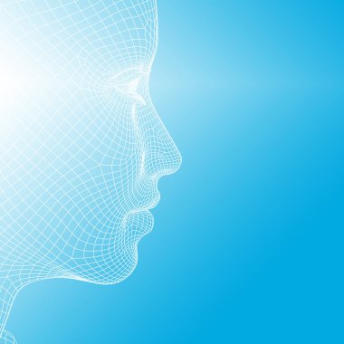 Tel kafes kadın baş