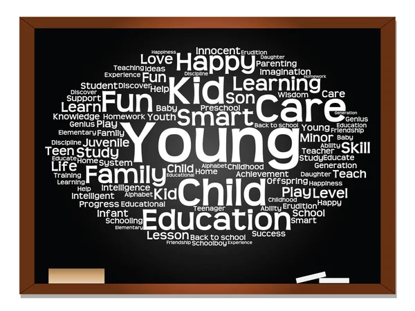 Education text word cloud — Stock Photo, Image