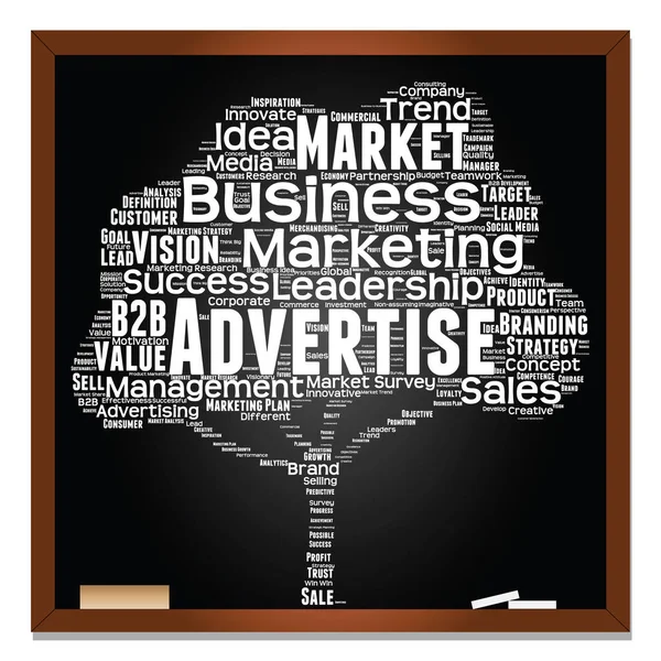 Business marketing texto palabra nube — Foto de Stock