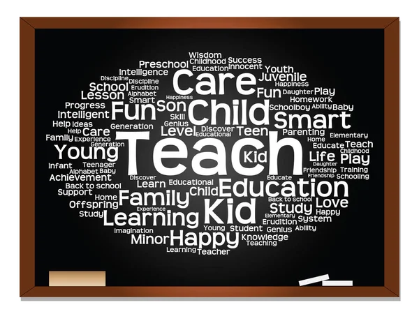 Education text word cloud — Stock Photo, Image