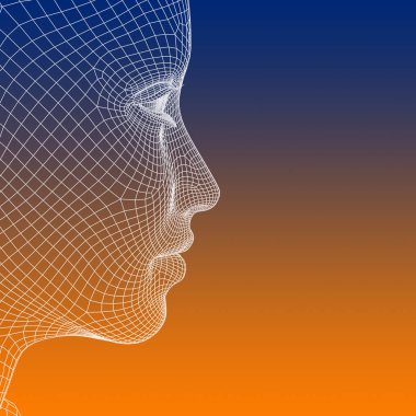 Tel kafes kadın baş