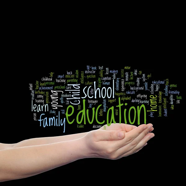 Education text word cloud — Stock Photo, Image