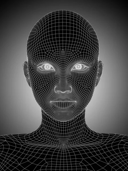 Tel kafes kadın baş