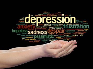 depresyon metin kelime bulutu