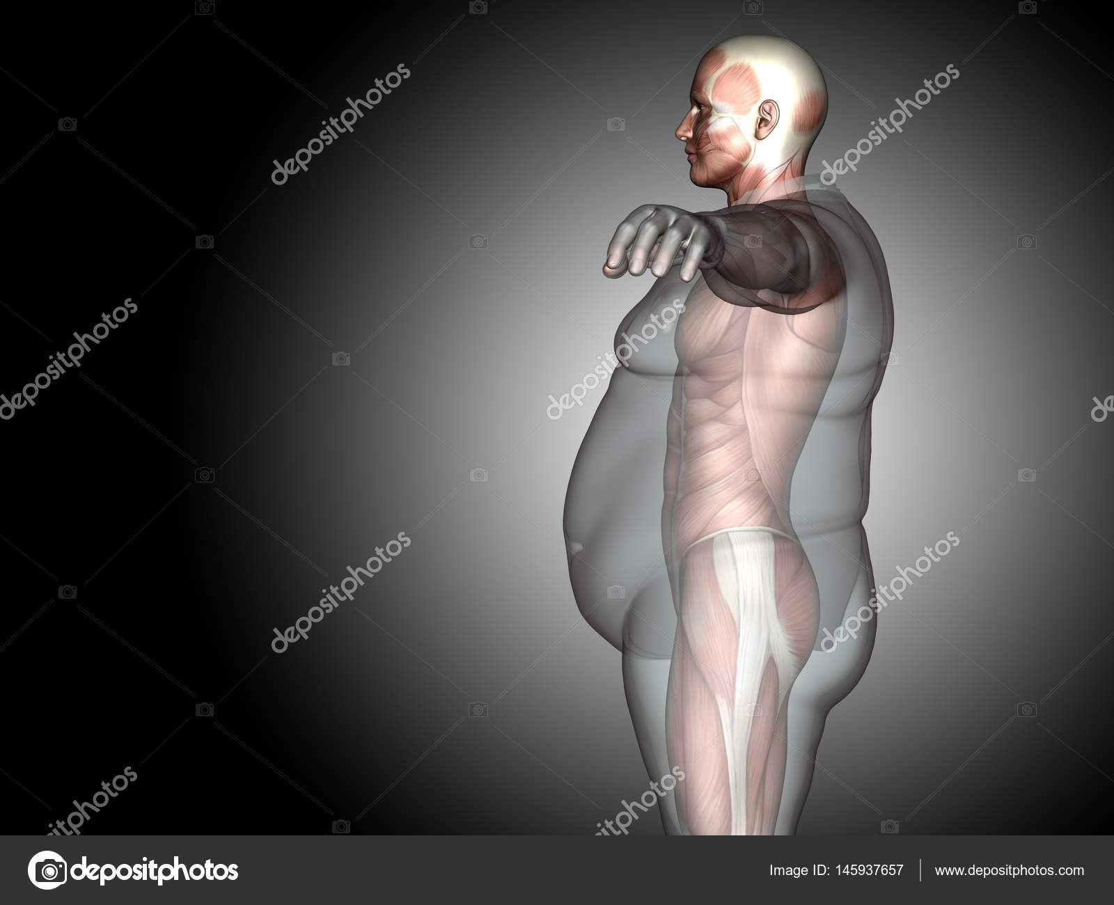 3D Fett Übergewicht vs. schlank fit Diät — Stockfoto 3D Fett Übergewicht vs. schlank fit Diät — Stockfoto