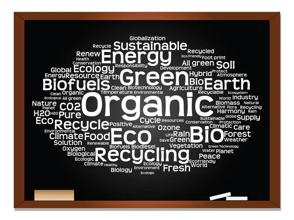 Ecología verde abstracta conceptual — Foto de Stock