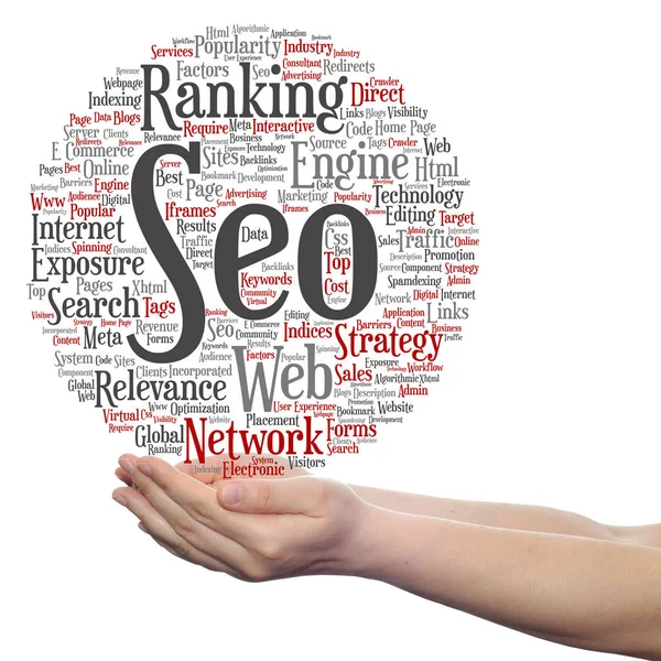 Conceptual search engine optimization — Stock Photo, Image