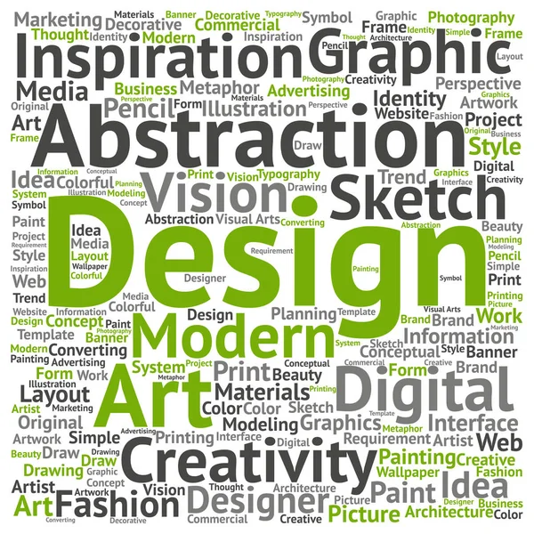 Концептуальна креативність мистецтво графічний дизайн — стокове фото