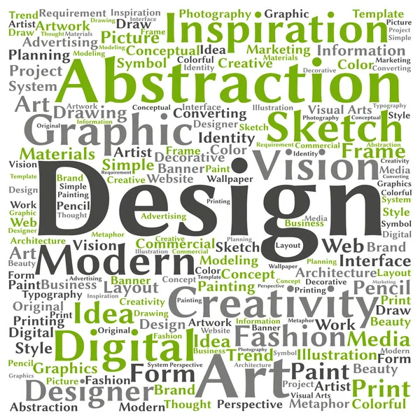 Konceptuella kreativitet art grafisk design — Stockfoto