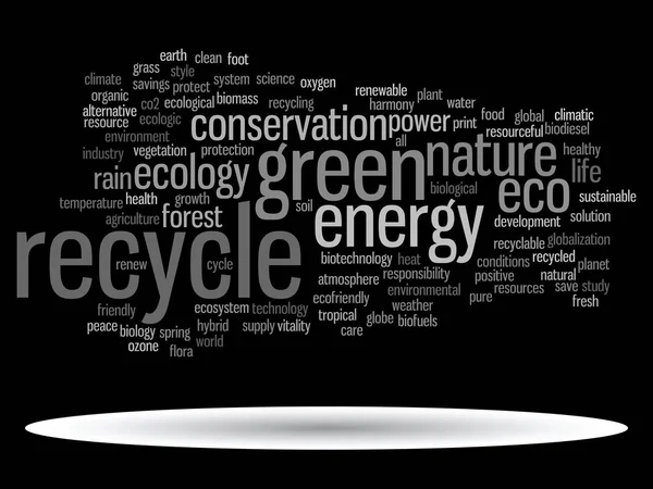 Konceptuella abstrakt grön ekologi — Stockfoto