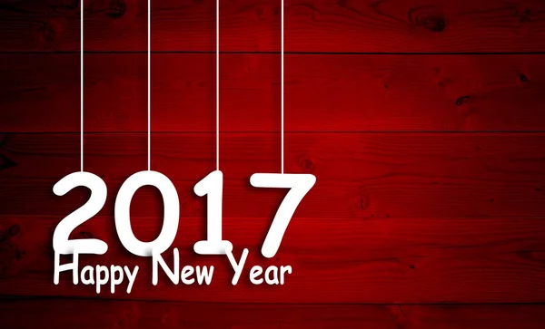 Fondo con 2017 Feliz Año Nuevo mensaje —  Fotos de Stock
