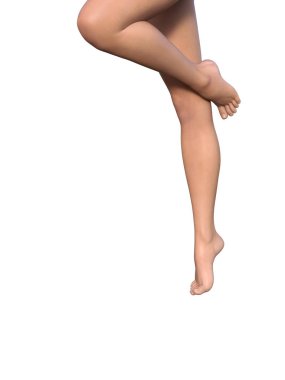 Güzel yalınayak bacaklar