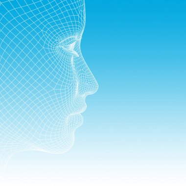  genç insan erkek ya da kadın yüzü veya baş 