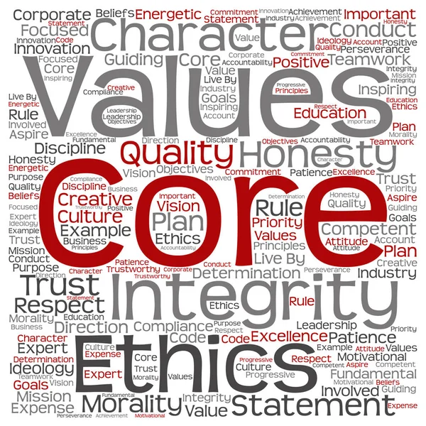 core values integrity ethics square