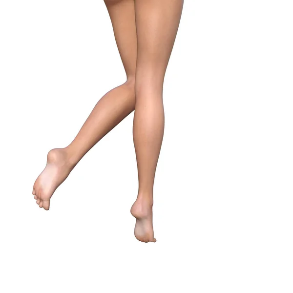 Belle gambe scalze — Foto Stock