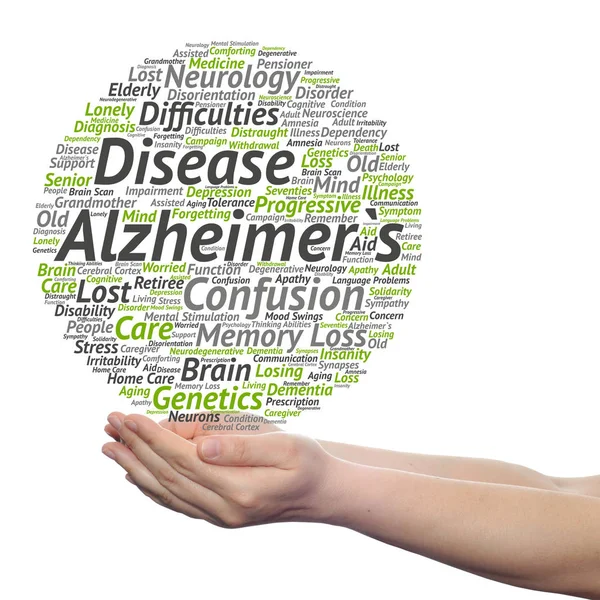 Alzheimer conceitual sintomas da doença — Fotografia de Stock
