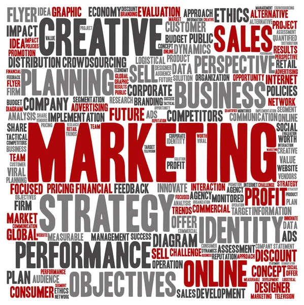 Konceptualna biznes marketing — Zdjęcie stockowe