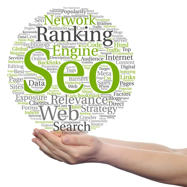 Conceptual search engine optimization — Stock Photo, Image