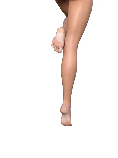 Belle gambe scalze — Foto Stock