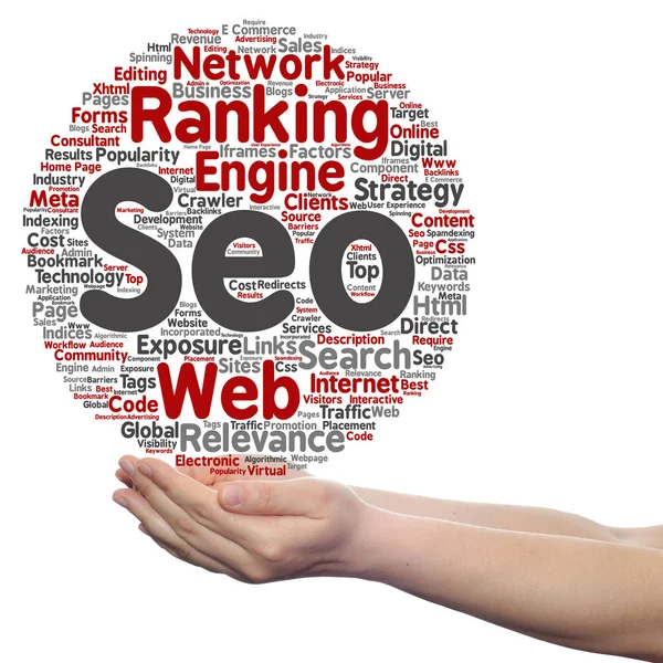 Conceptual search engine optimization — Stock Photo, Image