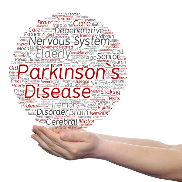 Konceptuella Parkinsons sjukdom — Stockfoto