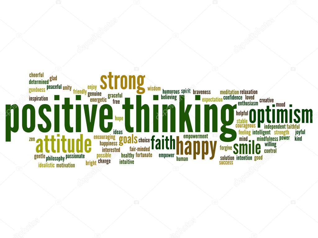 Concept or conceptual positive thinking