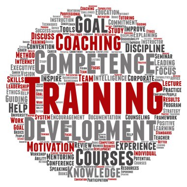  training, coaching or learning clipart