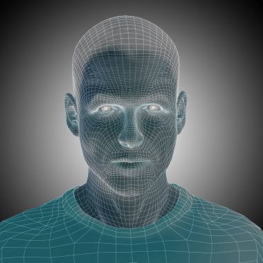  Tel kafes genç insan yüzü