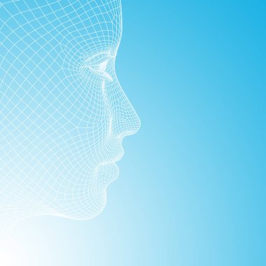 Tel kafes genç insan kadın kafası