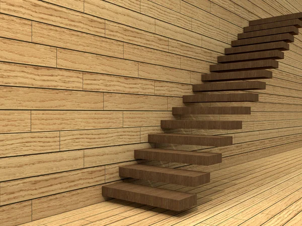 3D illustration stair steps — Stock Photo, Image