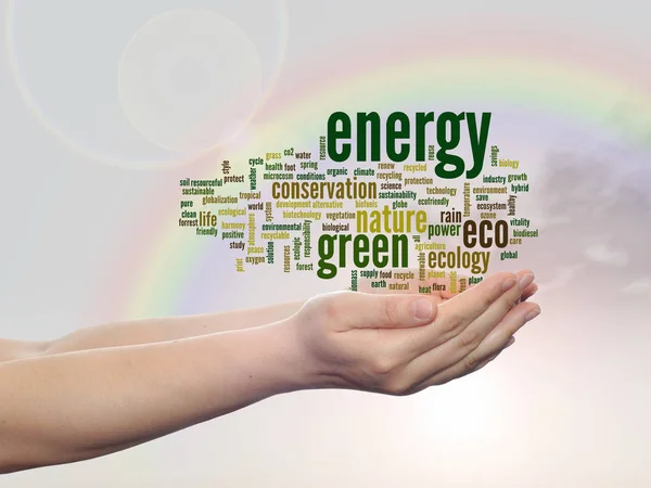 Yeşil enerji ve ekoloji — Stok fotoğraf