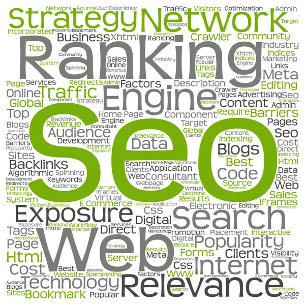 Conceptual search engine optimization — Stock Photo, Image